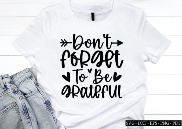 Grateful Quote Embroidery Design