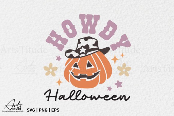 Howdy Pumpkin: A Graphic Asset for Festive Crafts