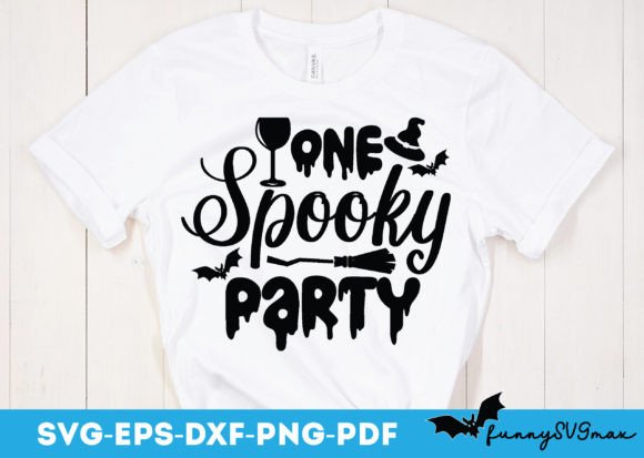 One Spooky Party Svg for Crafts and Graphics