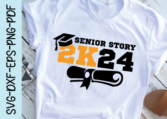 Senior Story 2k24 Svg: A Graphic Asset for Crafts and Branding