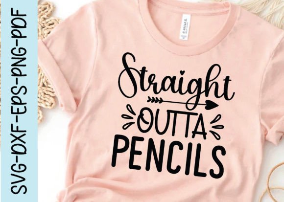 straight outta pencils svg for modern graphics and crafts